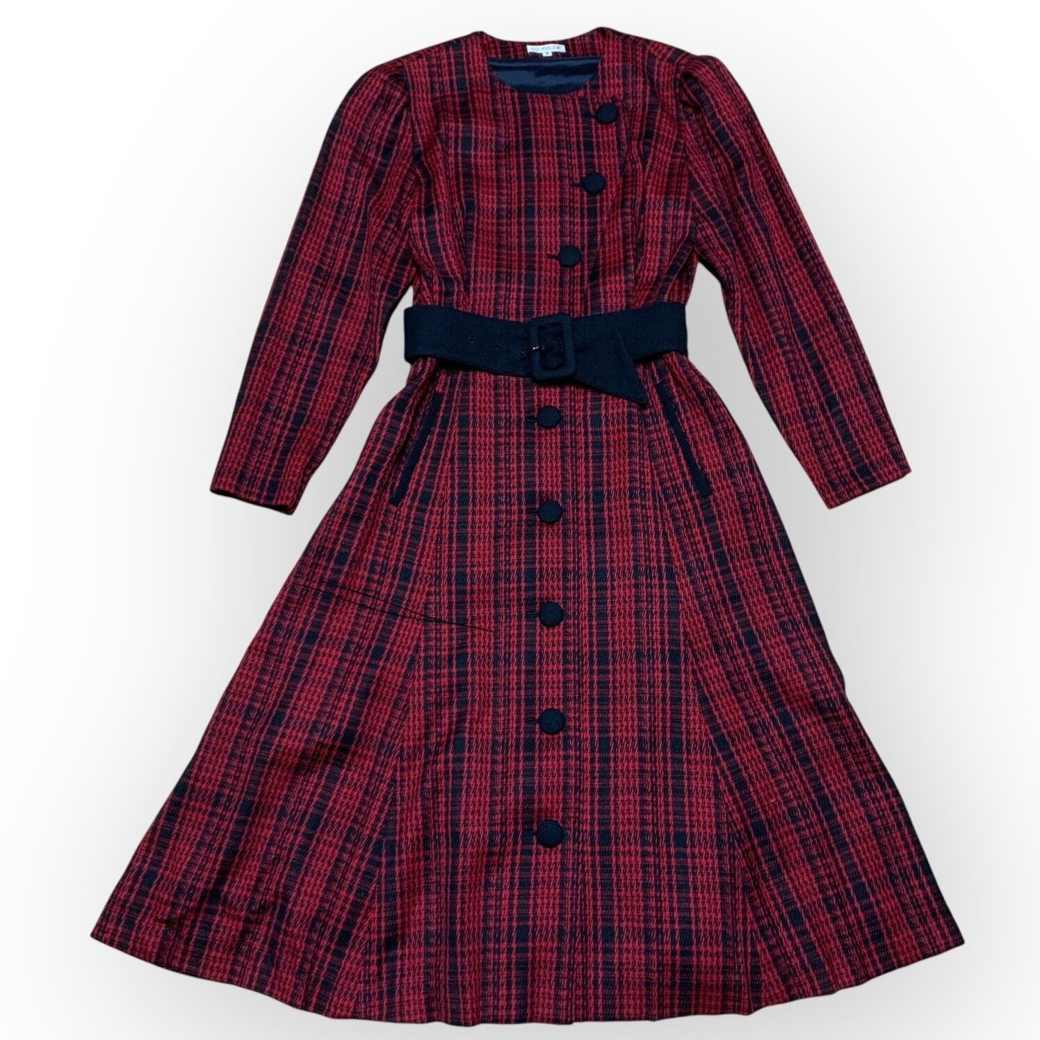 70年代 レトロ ヴィンテージ 古着 可愛い チェック ワンピース | RETRO-POP