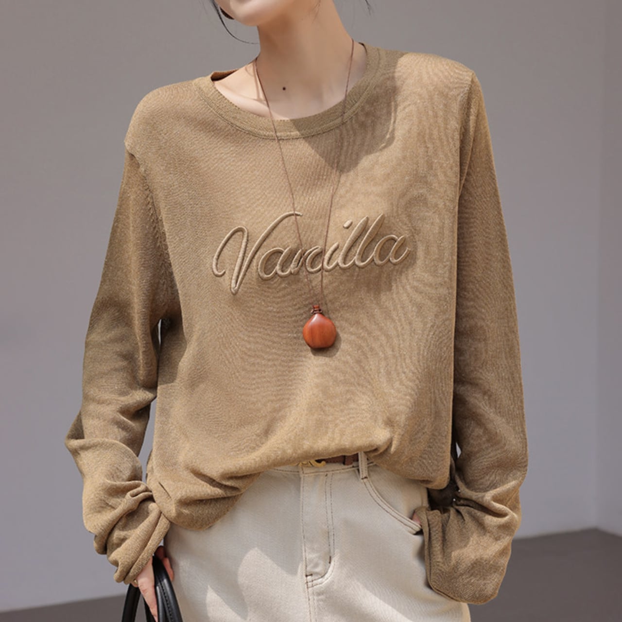 クルーネック ニット 3COL 10062