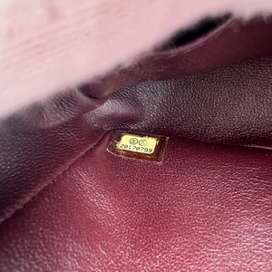 CHANEL シャネル マトラッセ シックミー ココマーク コットン ショルダーバッグ ピンク A-12418