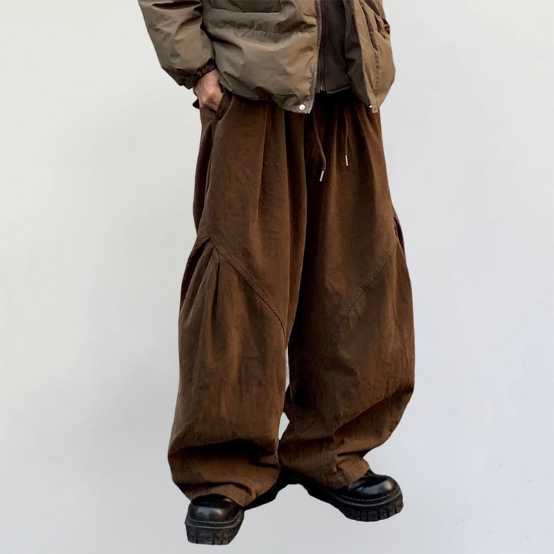 Daily 1ギャザーデザインキャロットパンツ | mblueshop