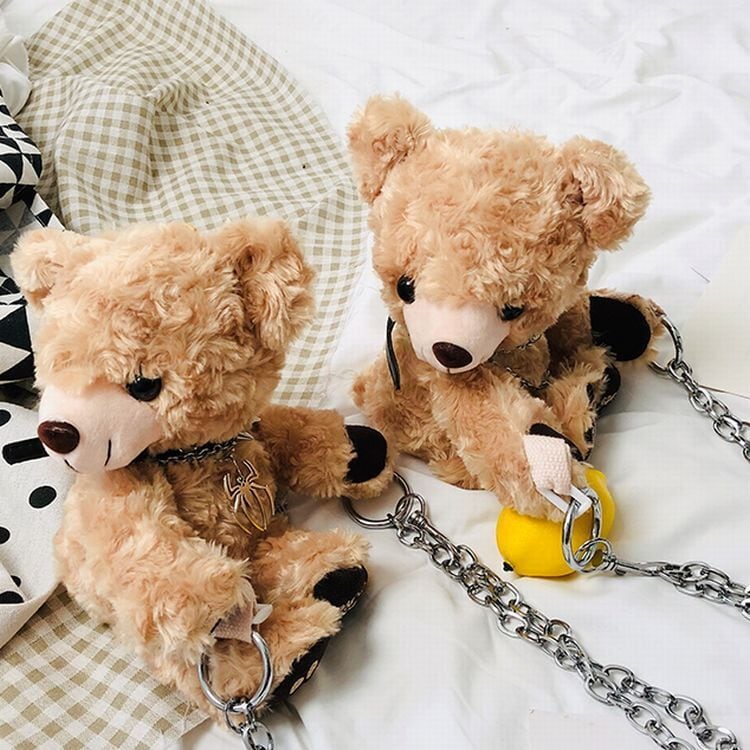 3タイプ アニマルバッグ クマ ベアー 韓国ファッション バッグ