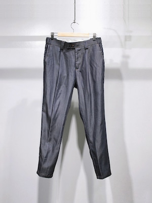 Garage.U.W TENCEL DENIM SHIRRING TROUSERS