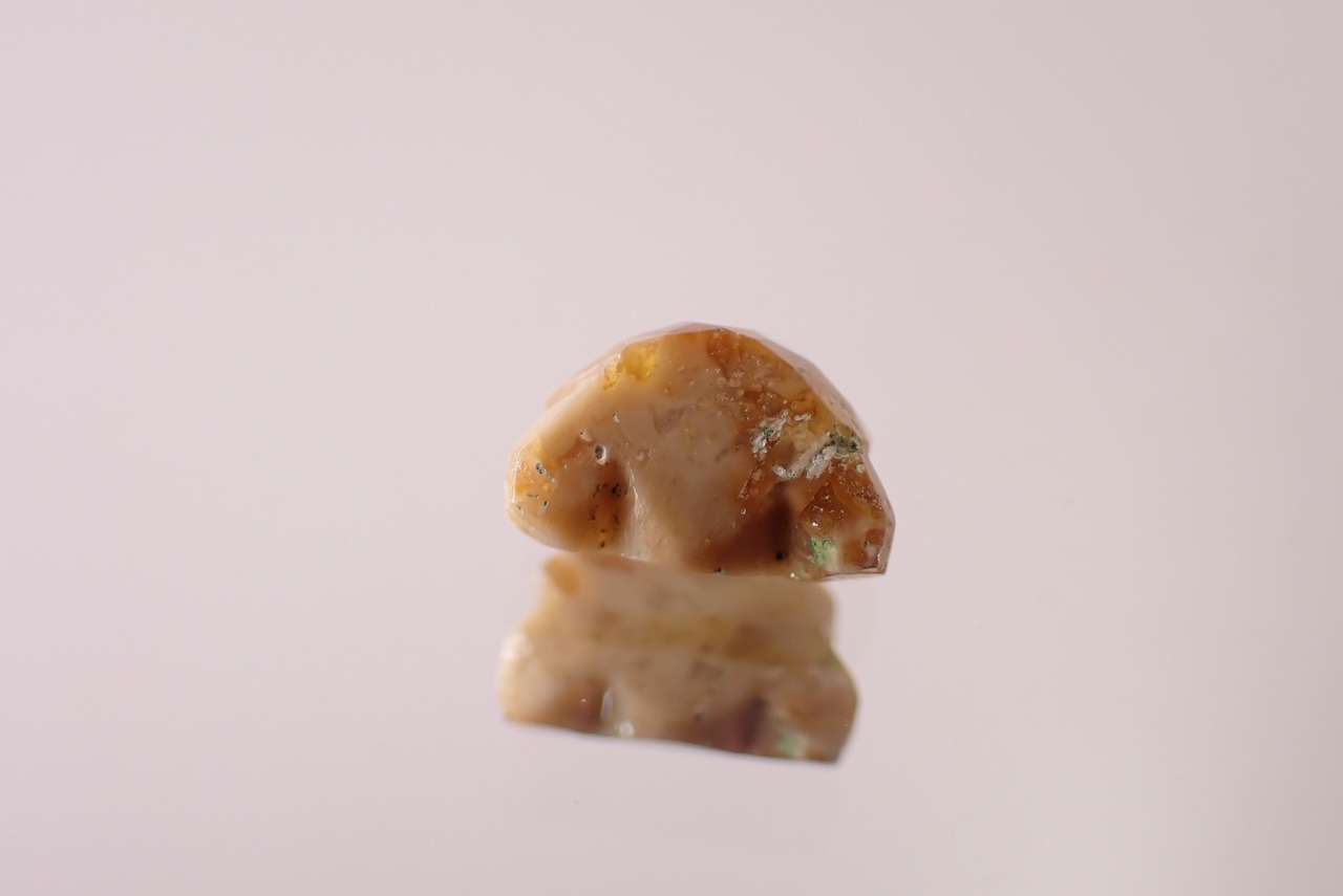 フォッシルコーラル(猫カット)　1.33ct　[D11‐572]