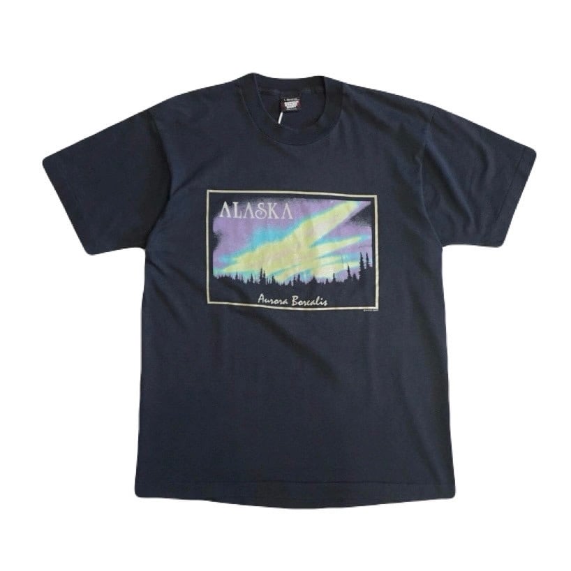 USED 90s "ALASKA" T-shirt - Large 03078
