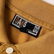 DAKS ダックス ポケット 天竺 半袖 ポロシャツ M/ベージュ系 メンズ