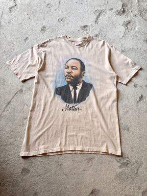 00s SUPREME/03ss Martin Luther King Tee/L/キング牧師プリントTシャツ/ベ－ジュ/シュプリ－ム