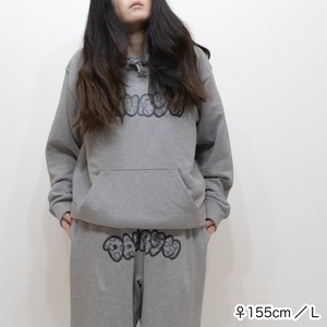 davryu leopard GGG HOODIE [グレー]