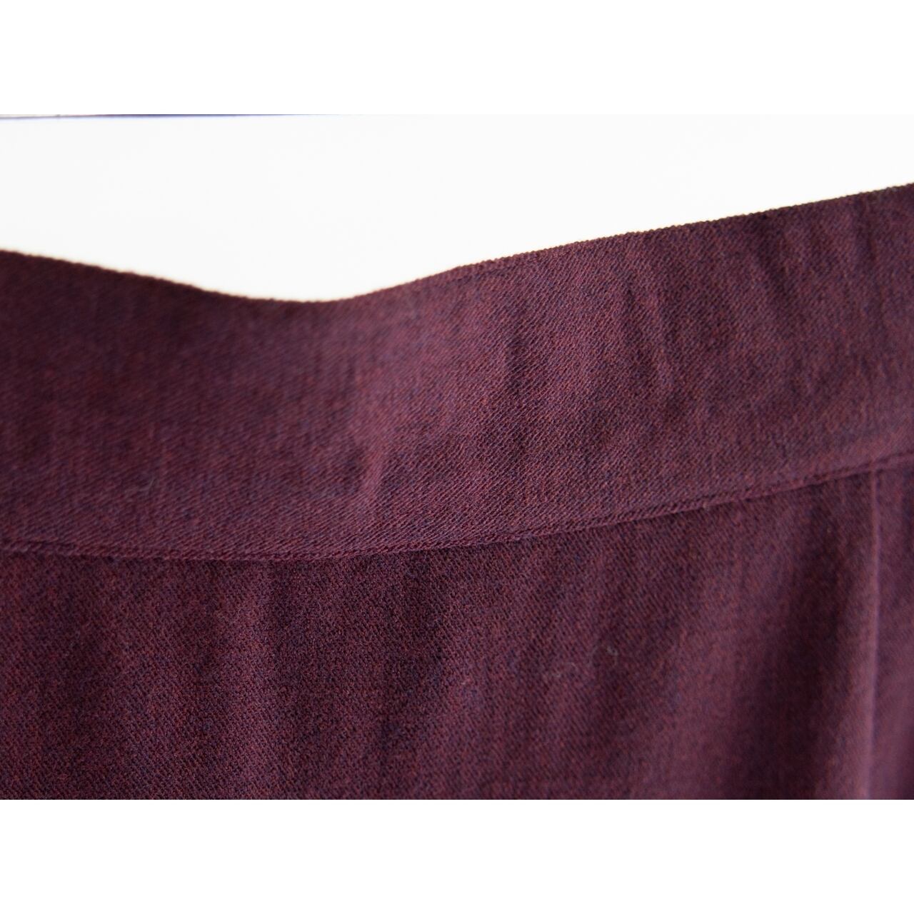 KENZO】Made in France Stretch Wool Long Skirt（ケンゾー フランス製