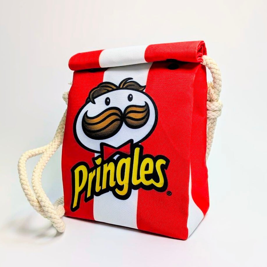 ♧ 再入荷！【 Pringles（ プリングルズ ）】ロープショルダーバッグ＊パッケージ風 / Food Bag 〚アメリカン雑貨 アメトイ〛
