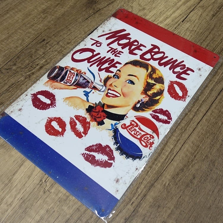 PEPSI COLA ペプシ コーラ ブリキ看板 メタルサインプレート サイン