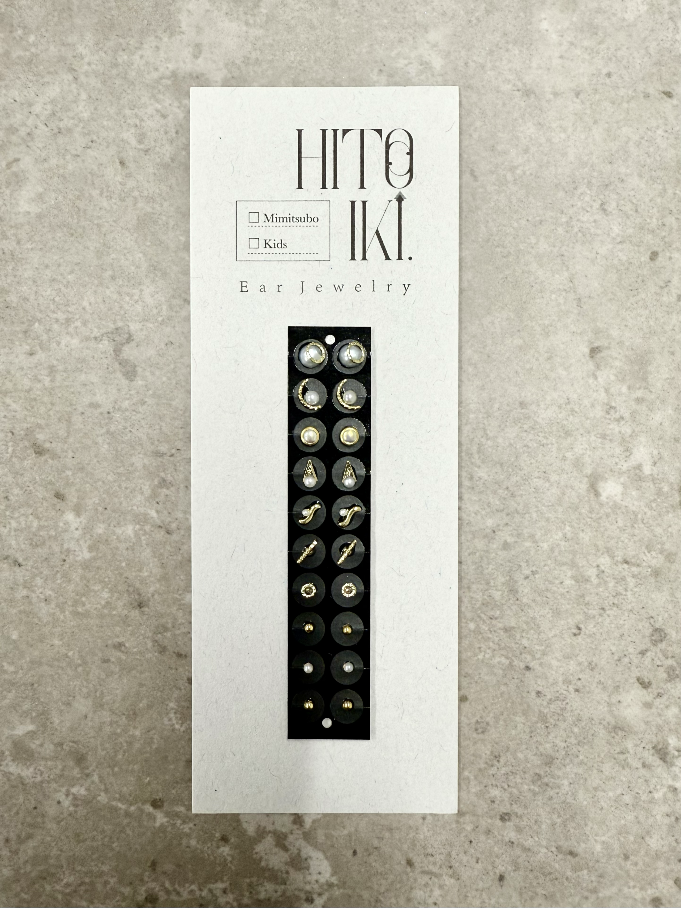 耳ツボジュエリーパールミックス 1 (金アレ対応素材)