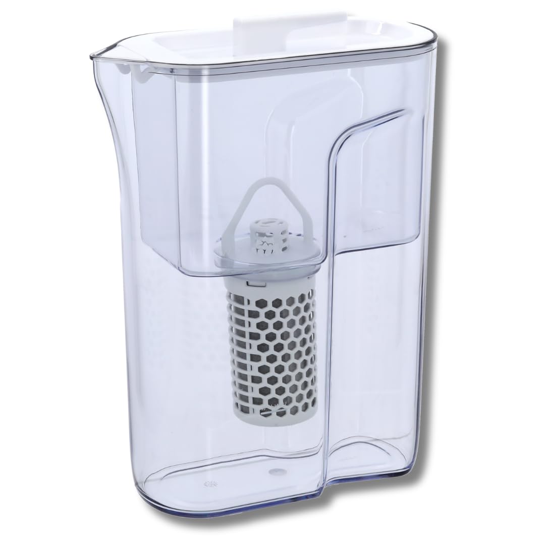 【特価処分】ガイアの水 浄水器 和蓮ポット ガイアの水135 カートリッジ付き water filter PFOS/PFOA除去対応 BPAフリー (ホワイト)
