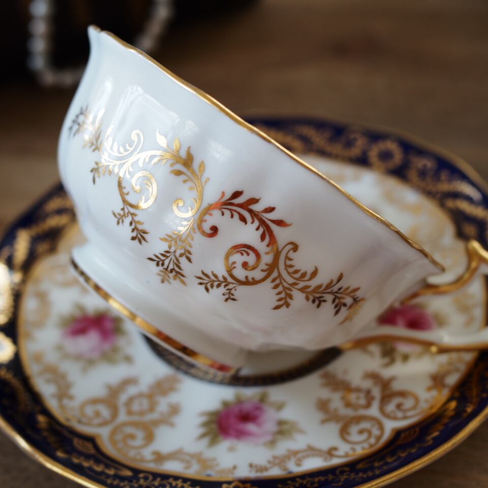 美品】英国コウルドンcauldon 1910年頃 カップ＆ソーサー | antique