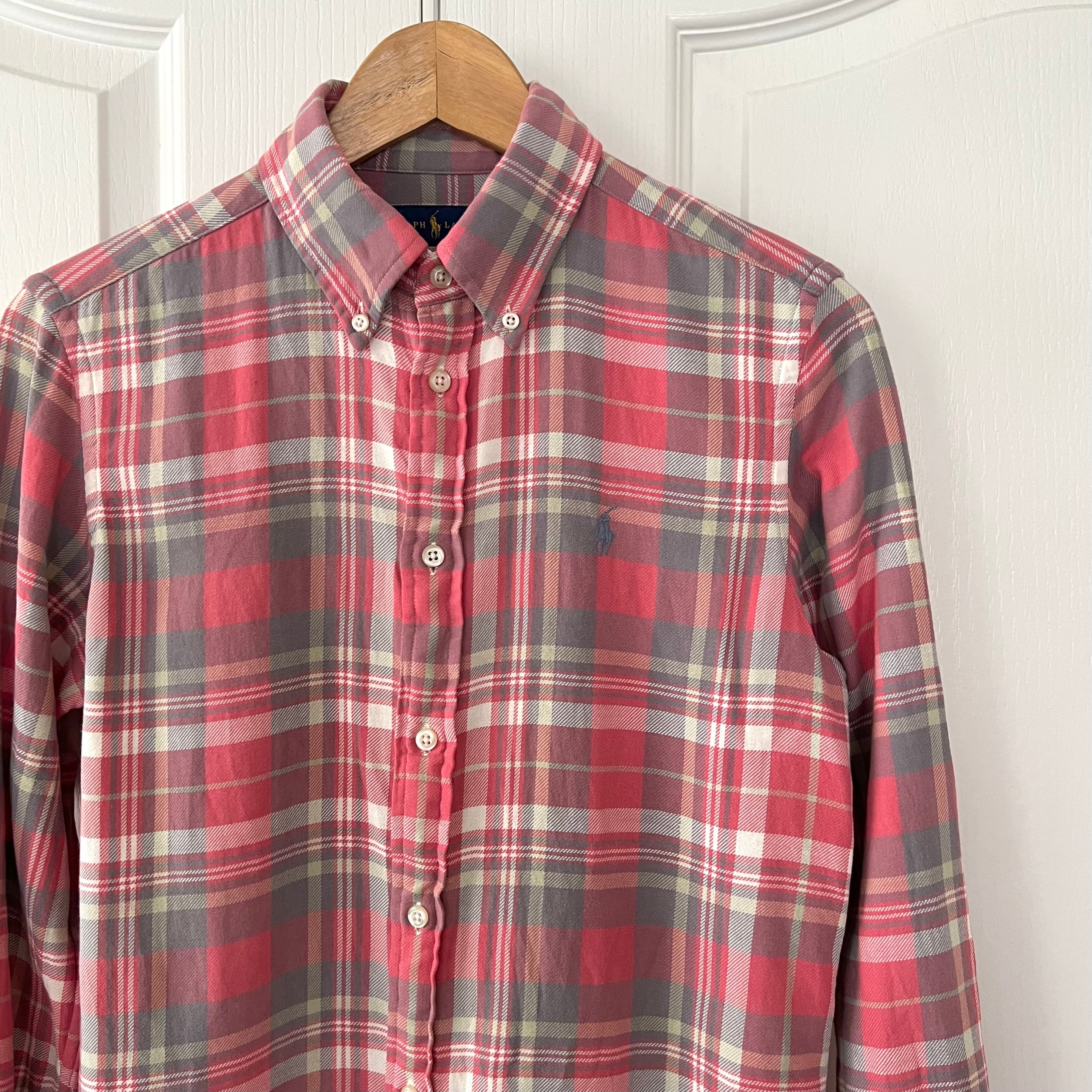 Ralph Lauren ラルフローレン チェック ネルシャツ 長袖 シャツ S