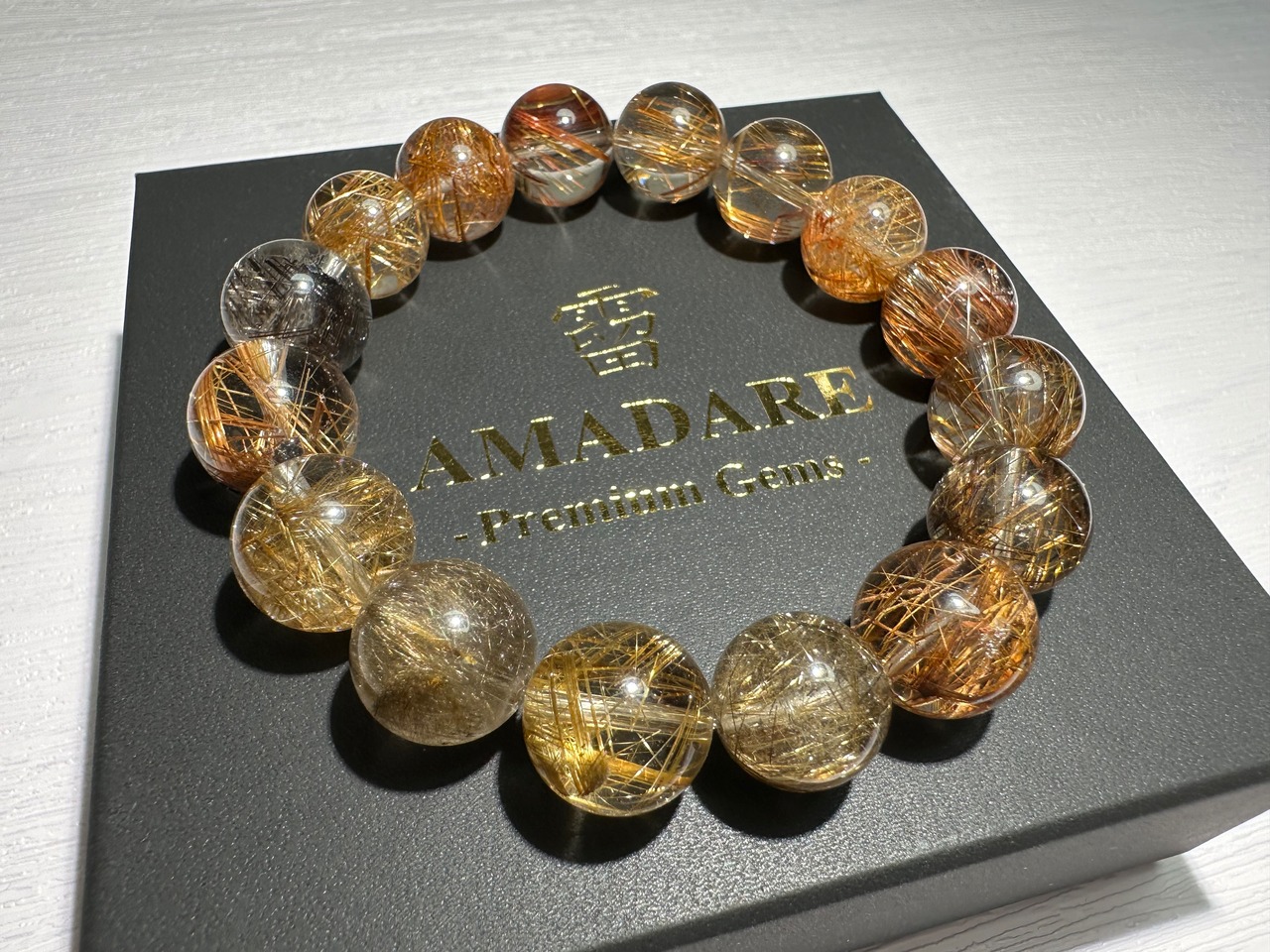 【SS】多宝ルチルクォーツブレスレット