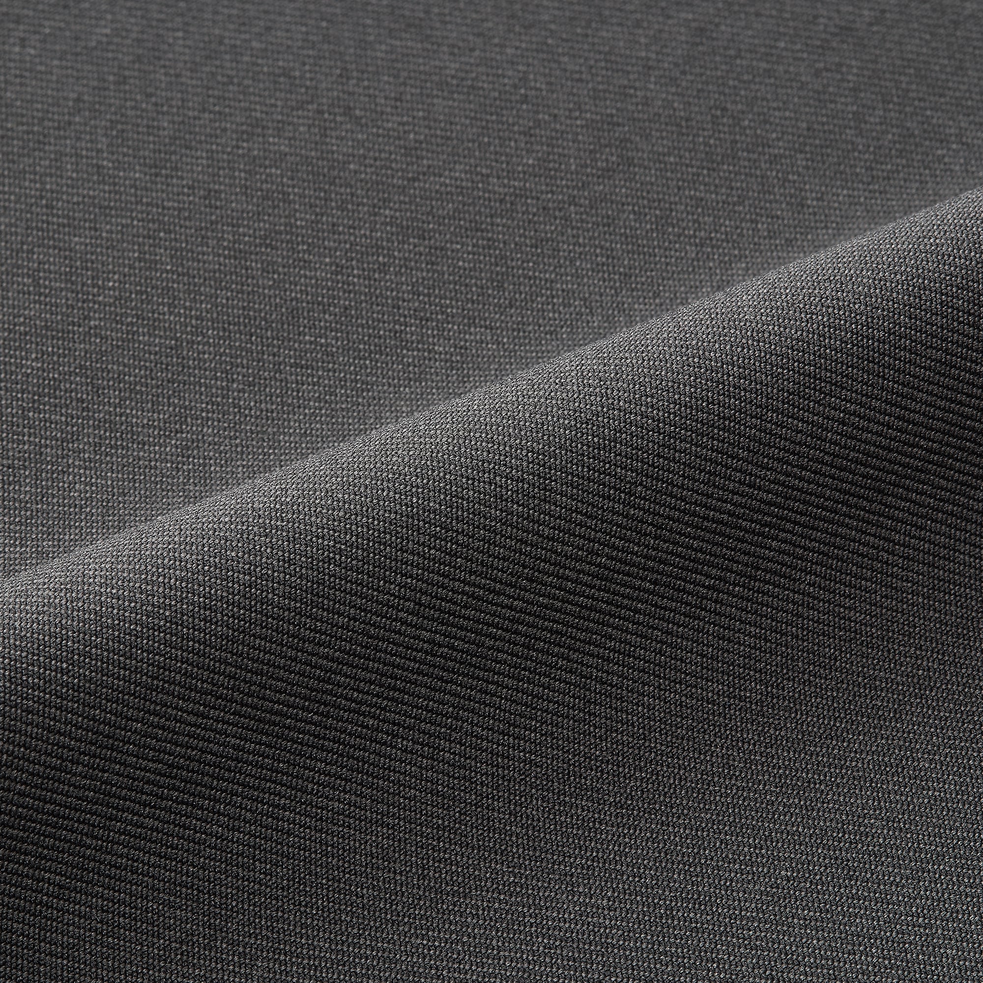 everyone polyester twill easy slacks (CHARCOAL) | everyone