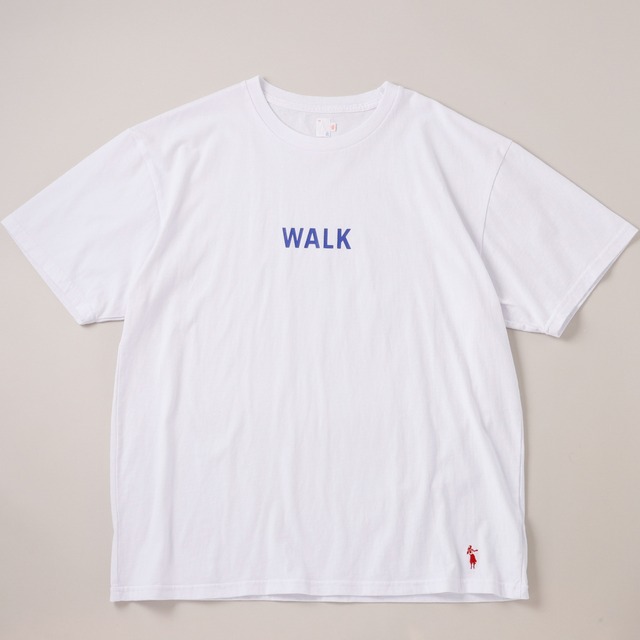 【新品】SUNSHINE＋CLOUD special limited edition big size Teeshirt "WALK - AROUND" made in USA ／ サンシャインクラウド MINTENS限定品 USA製 ビッグサイズ Tシャツ XXL White