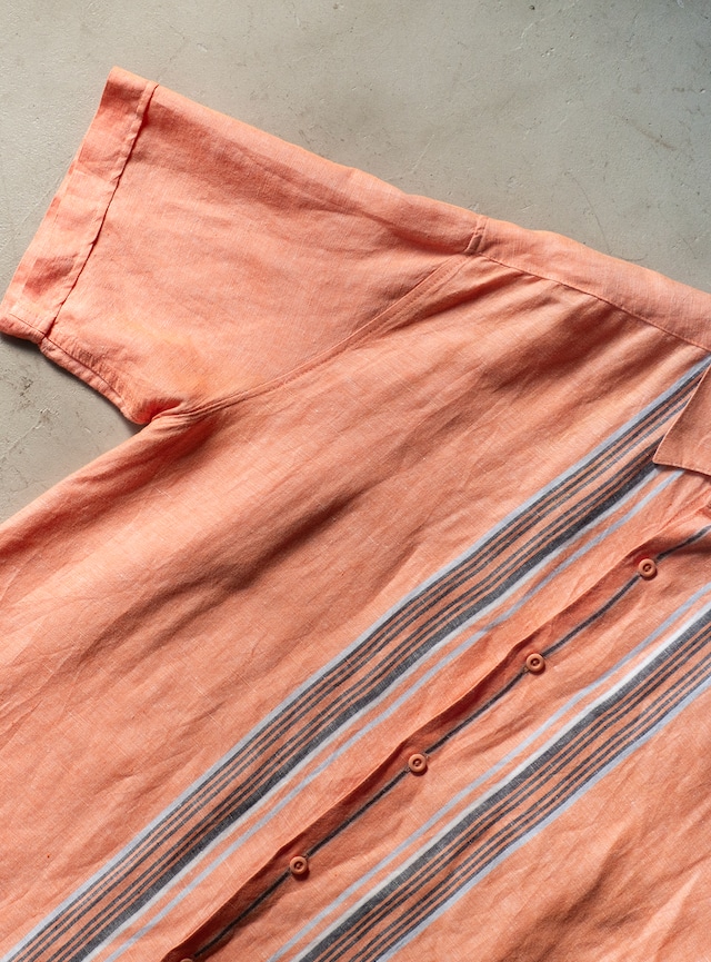 "HAVANERA" used Linen Rayon shirt