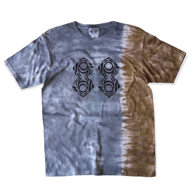 TKHOME FACTORY "88 LOGO" TIE DYE  T-SHIRT -M-