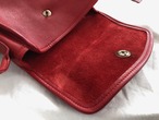 AMERICA 1990’s OLD COACH “Red Leather” shoulder bag