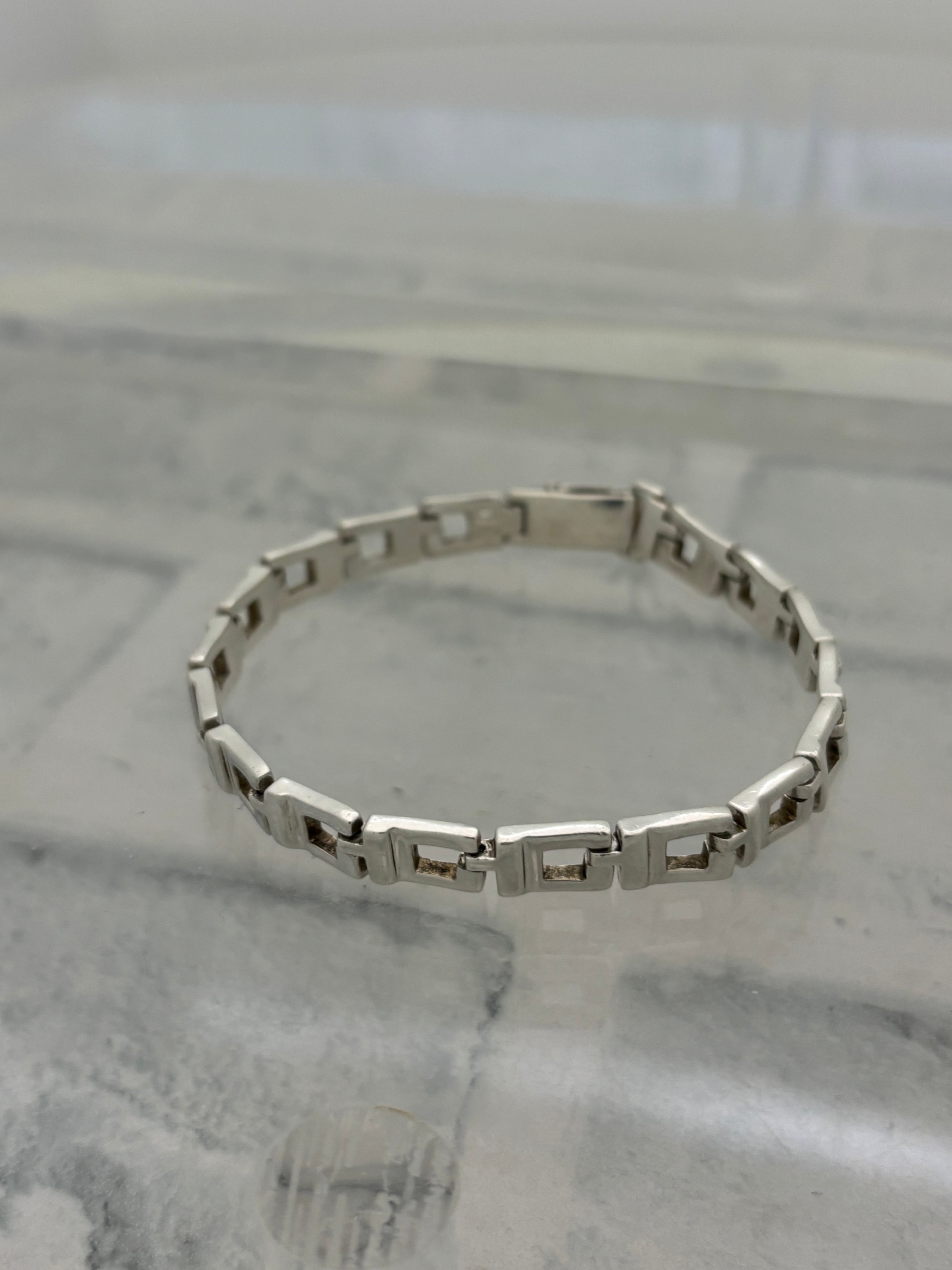 超美品　オールドグッチ　GUCCI ヘビー　リンクチェーン　ブレスレット 超美品 オールドグッチ GUCCI ヘビー リンクチェーン ブ