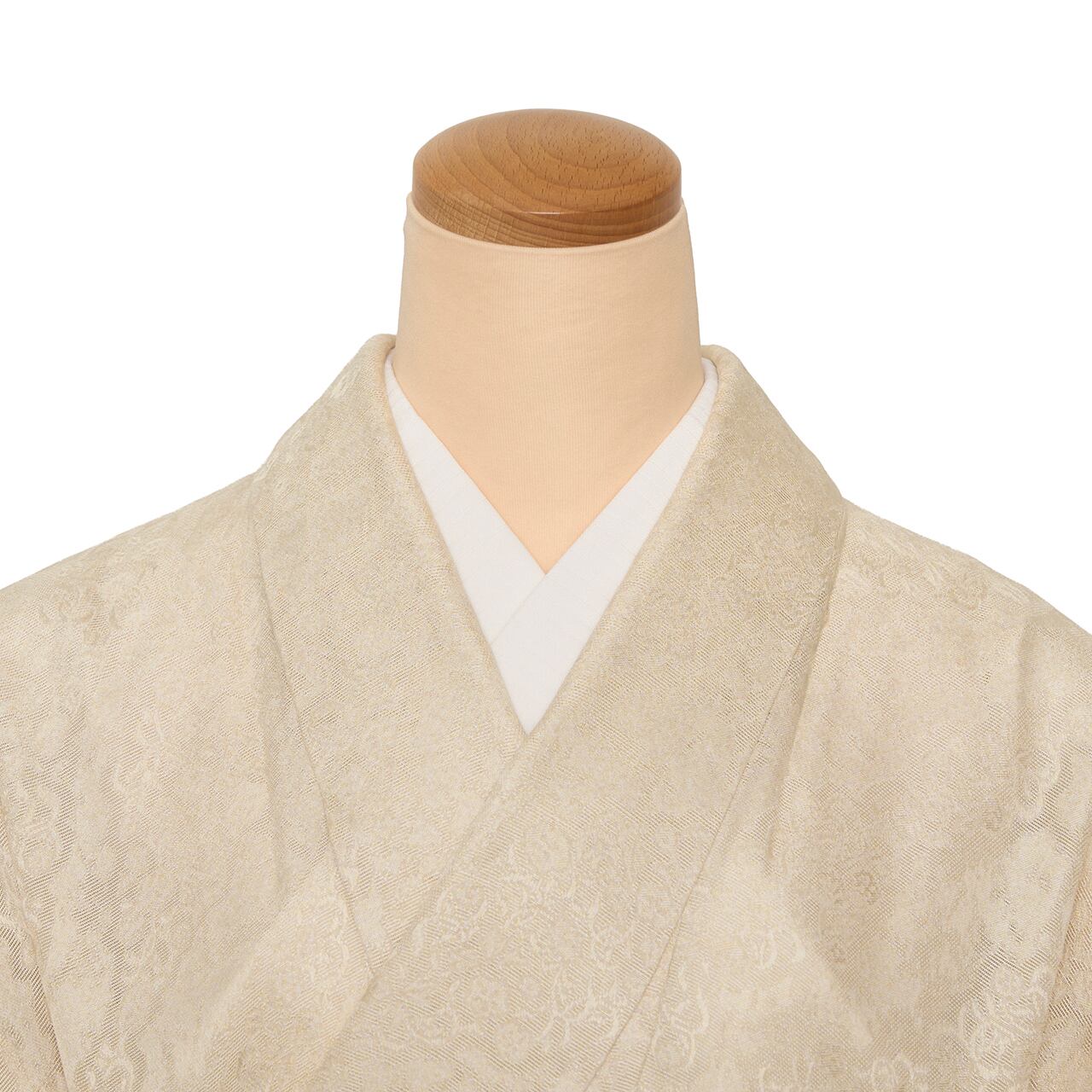 花唐草の斜め縞模様 紋紗単衣着物【中古】 | かわの屋