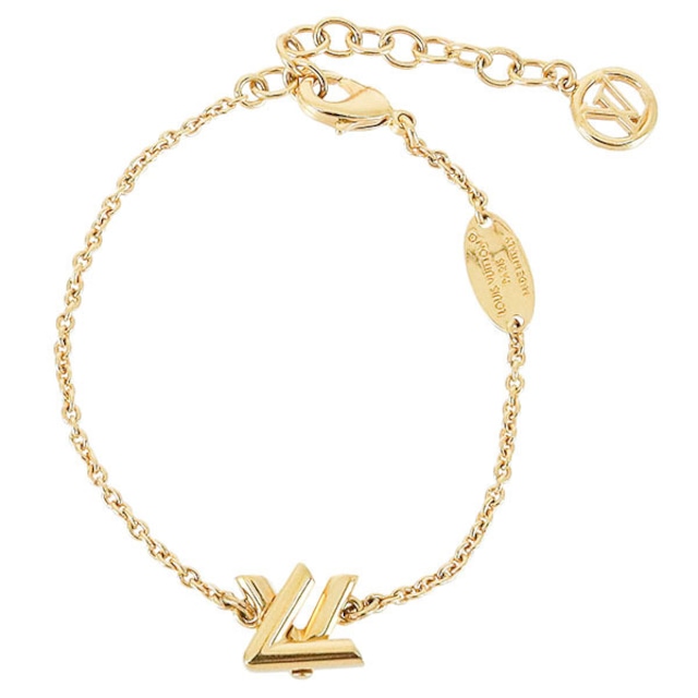 Used LOUIS VUITTON ルイヴィトン ブレスレット GO-14 M1608A メタル GP ゴールド アクセサリー バングル 中古美品