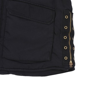 【WE11DONE】BLACK MENS PADDED FLAK VEST