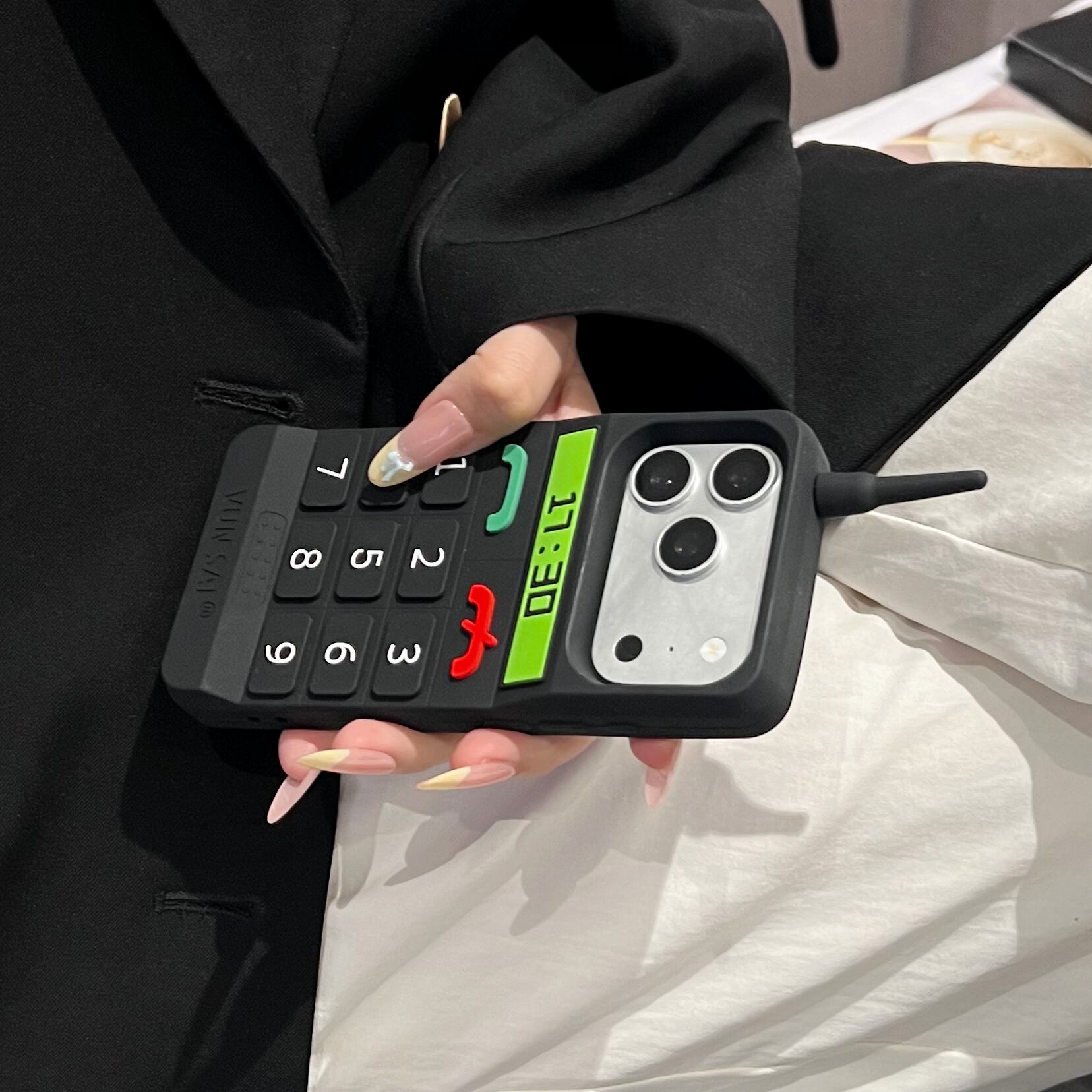 平成 レトロ 携帯 iPhone 17 16 15 14 13 ケース おもしろ シリコン