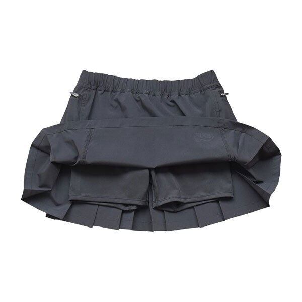 ranor(ラナー) PLEATS SKIRT (WITH INNER) BLACK | play field mountain