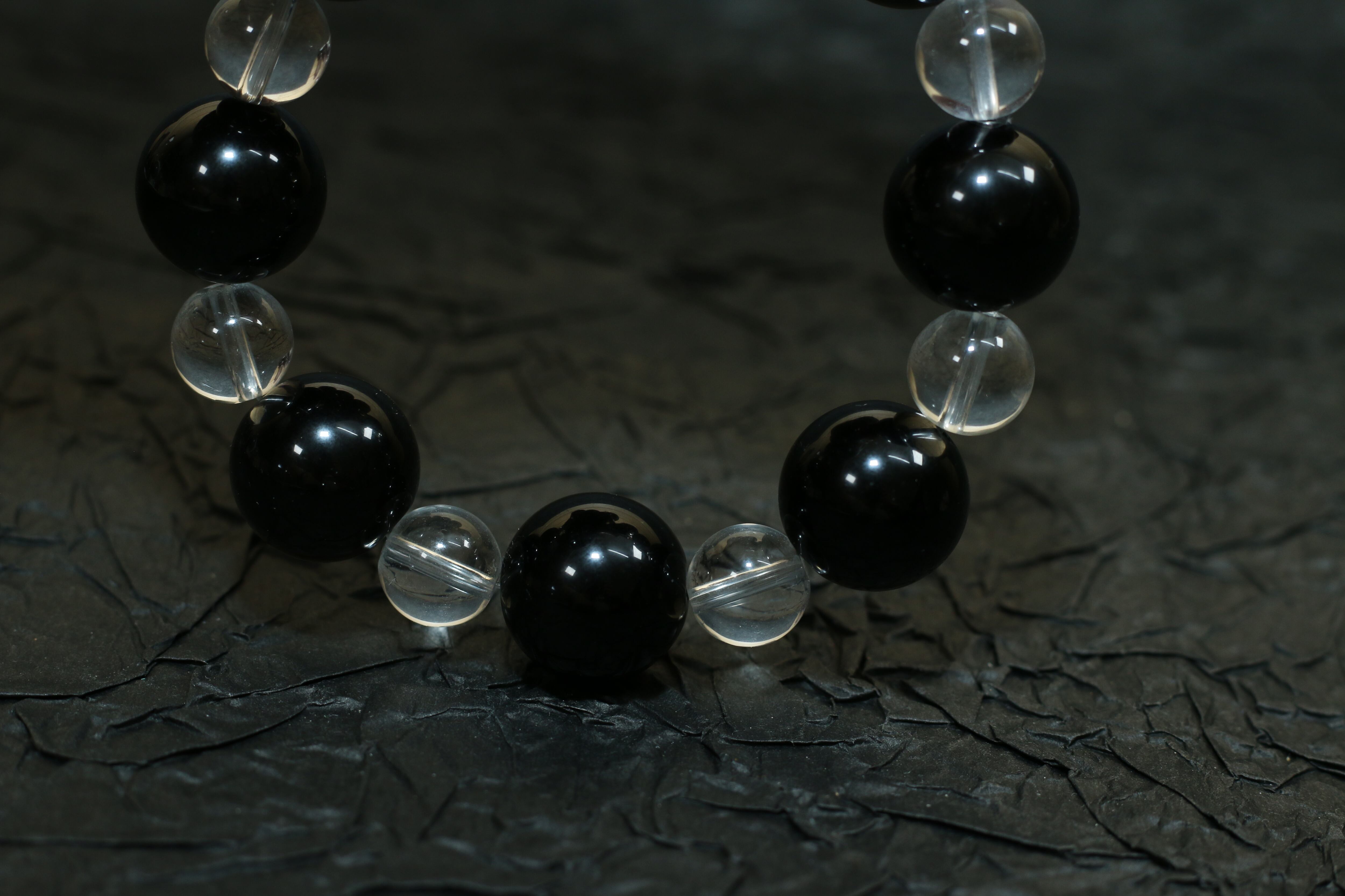 邪気祓い】16mm 八卦 八方除けモリオン大玉 水晶 KAZE STONEデザイン