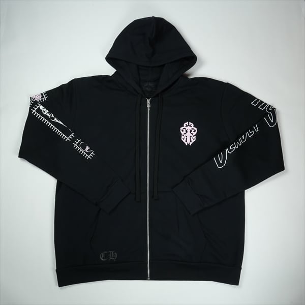 Chrome Hearts 黒フード付きジャケット Size【XL】 CHROME HEARTS クロム・ハーツ ×DEADLY DOOL ZIP UP HOODIE