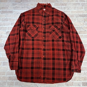 1950s PENNEY'S PRINT FLANNEL SHIRT
