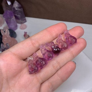 B02.フローライトうさぎさん大家族セット