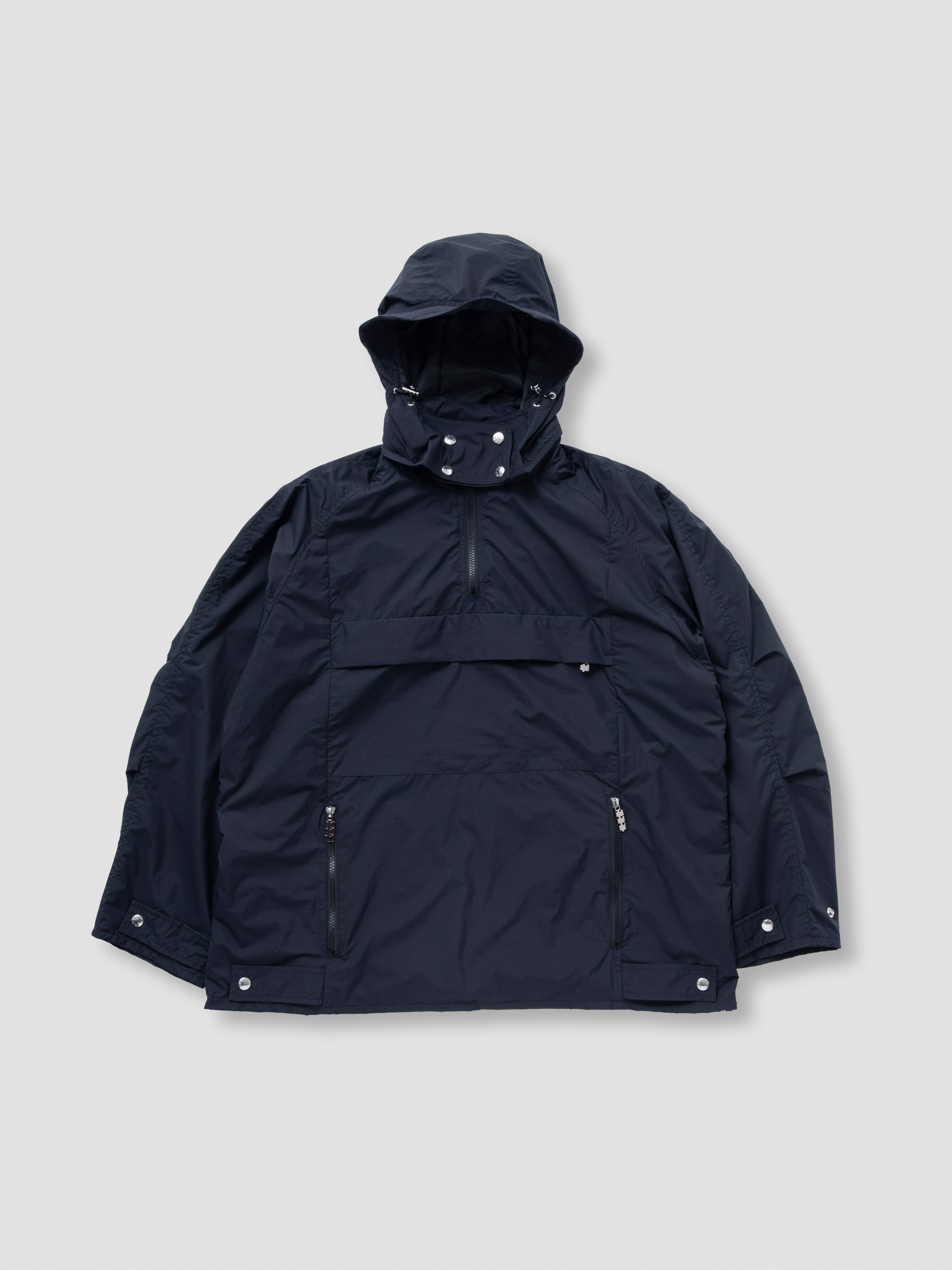 TTT MSW　Nylon anorak hoodie jacket　BLACK　TTT-2023AW-JK09 | BEST PACKING  STORE