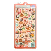 オリジナルボンボンドロップシール　めしめしボンボン