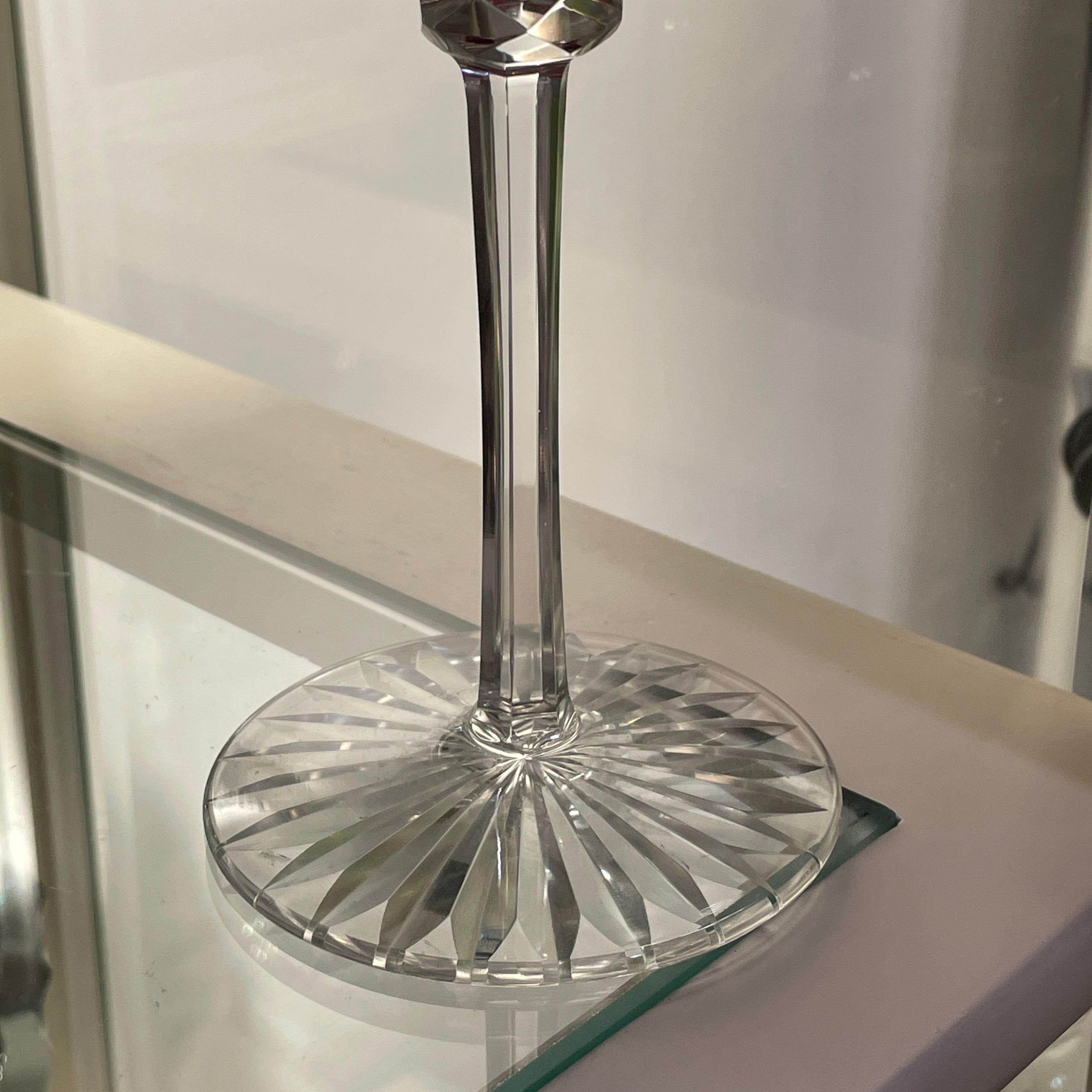 オールドバカラ ドンバール ルージュ被せ ワイングラス 18.5cm 1916年