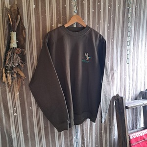 カモ刺繍スウェット used [502009]