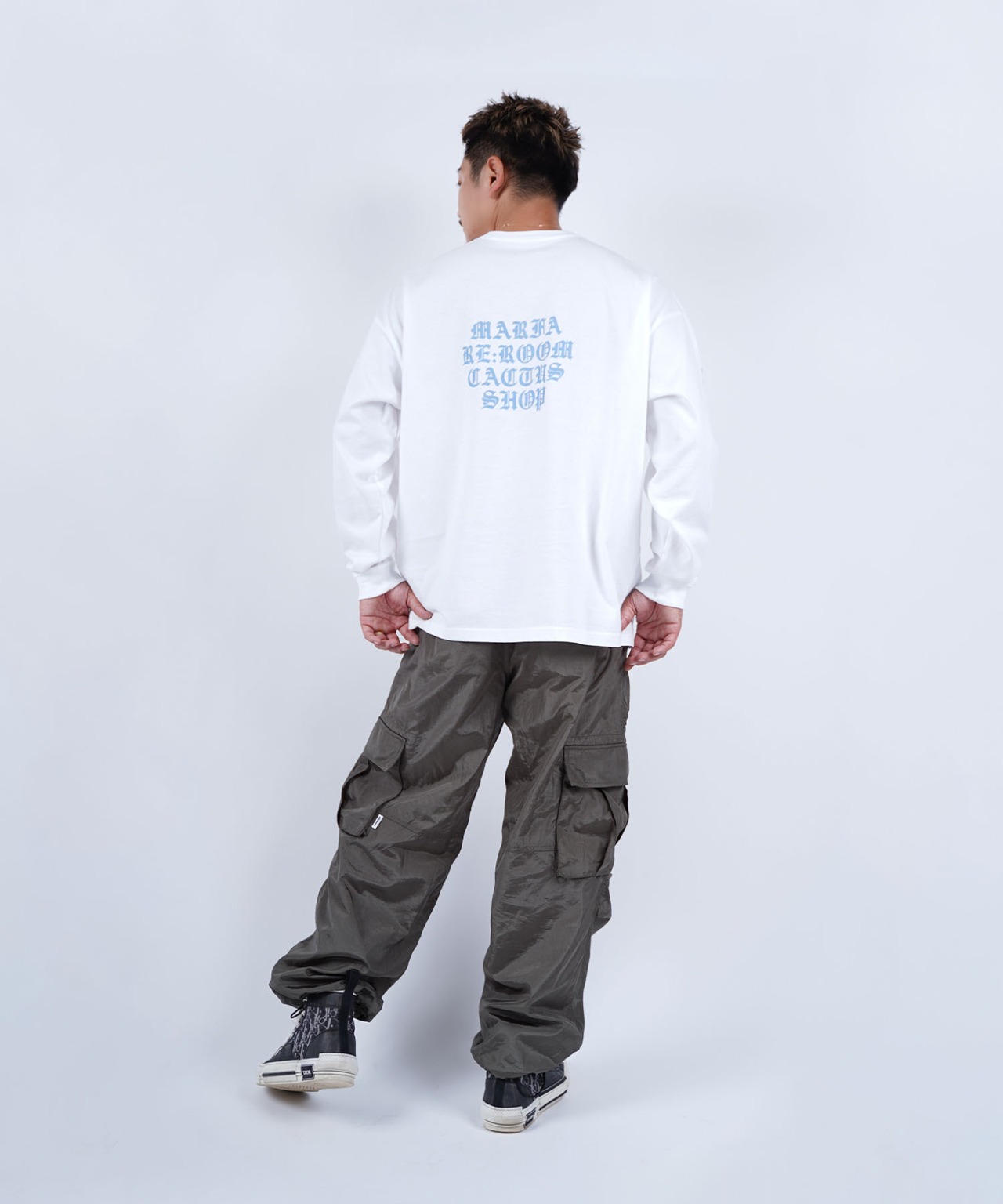 【#Re:room】MARFA LOGO PRINT LONG SLEEVE［REC746］