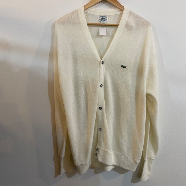 Lacoste acrylic cardigan （Made in USA） | ShuShuBell シュシュベル online shop