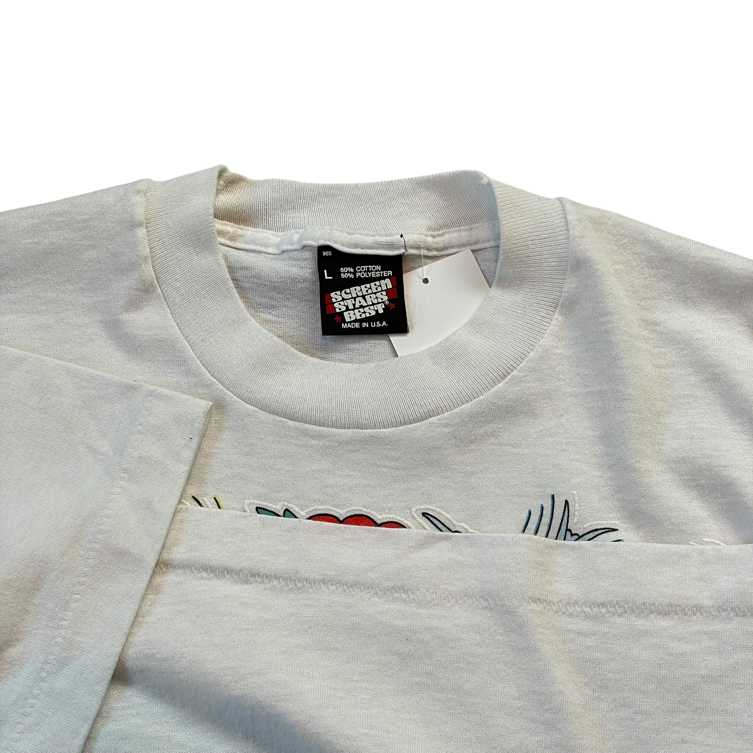 1980s Q FX Tattoo Print T-shirt | What'z up