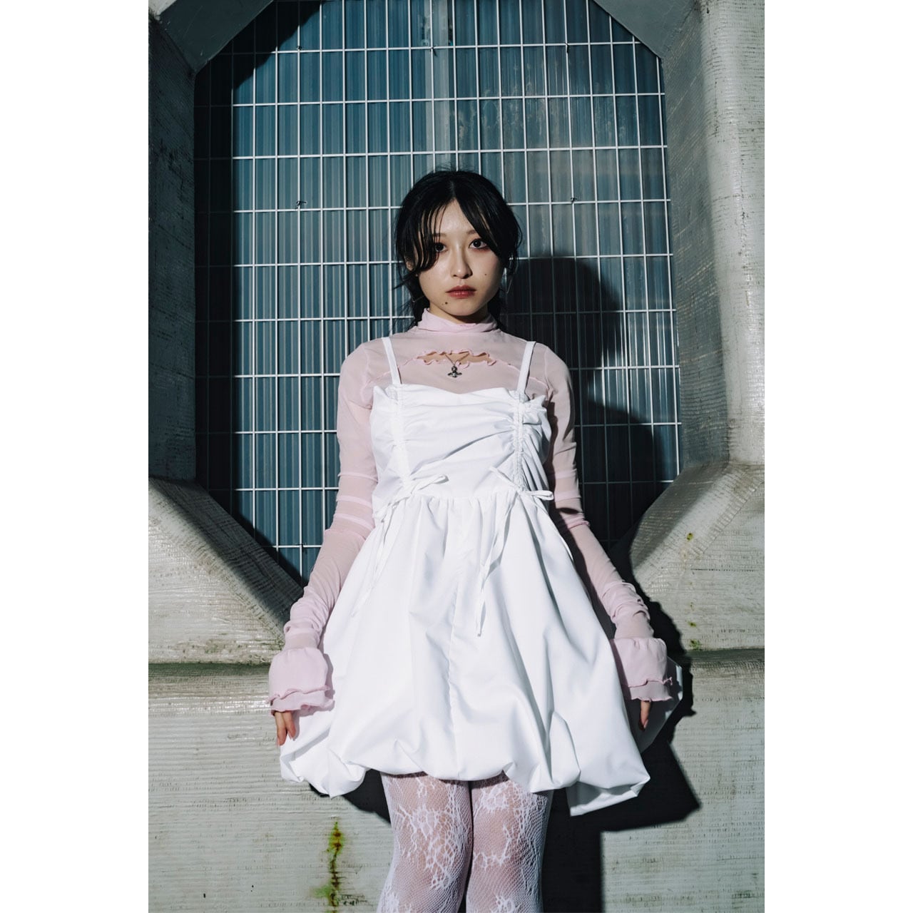 Shirring Tuck Balloon Mini Onepiece | HEENIE HEENIE 公式オンライン