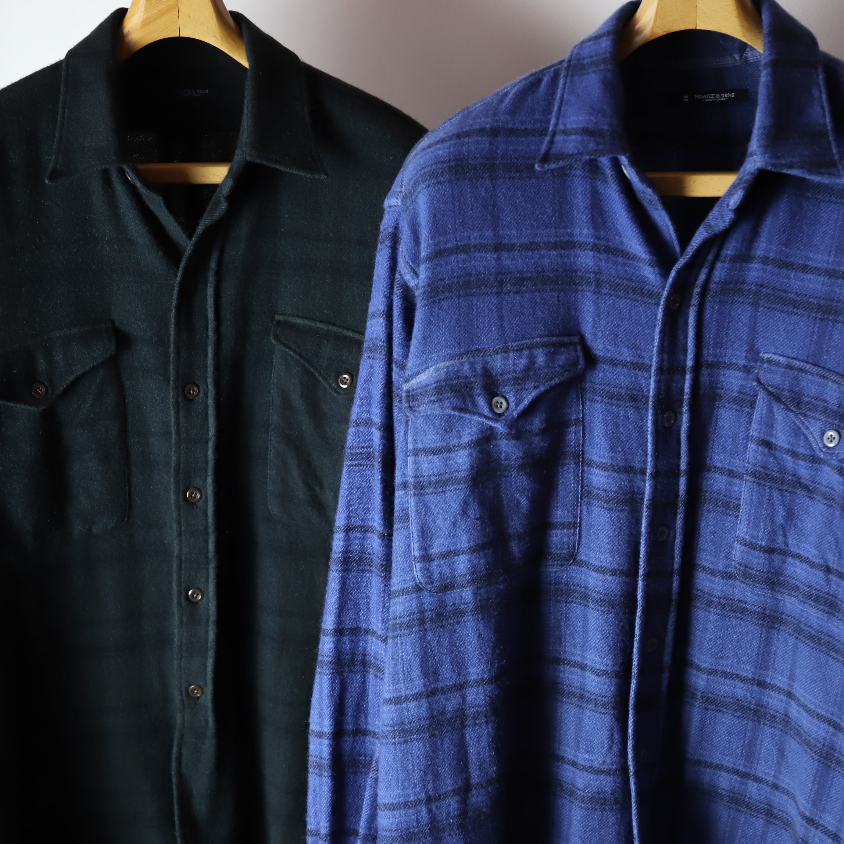 MAATEE&SONS / CASHEMERE NEL SHIRTS / DGREEN | TIBETAN MARKET