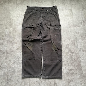 10s ブラック ダブルニー Dickies G4586BK 36×30