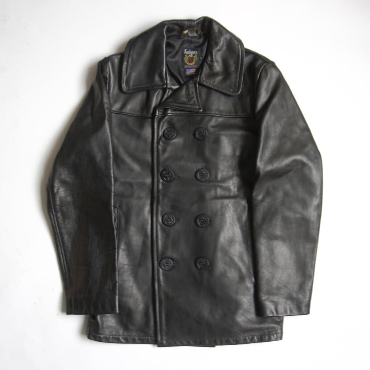 美品 50s 60s イタリア軍 イタリア警察 ポリスマン レザー カーコート