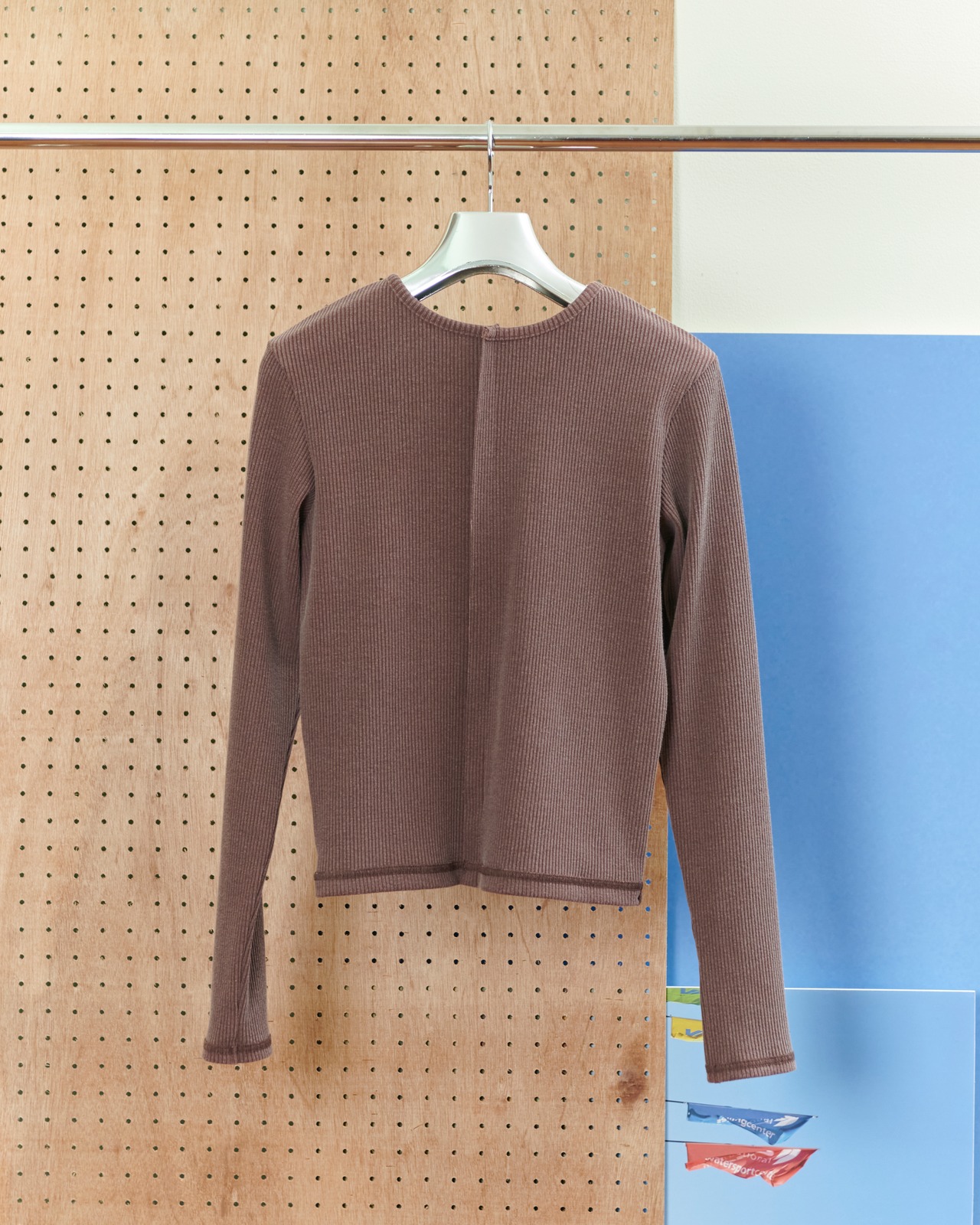 kotoha yokozawa - Click Dot Cardigan :Cacao|クリックドット/製品染めリブ+ヘビー綿テープ