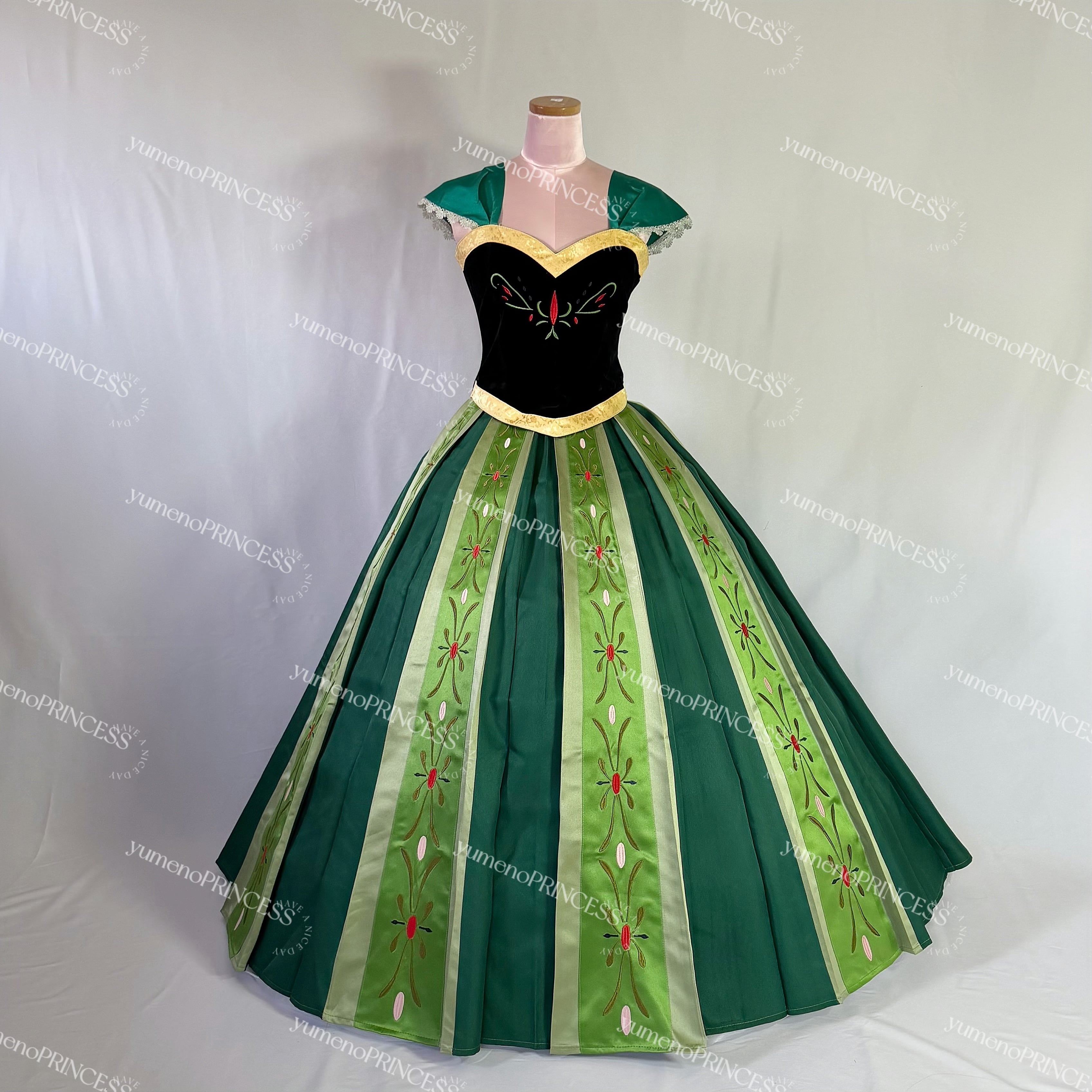 dハロ アナ雪 載冠式ドレス オーダーメイド衣装 | yumenoPRINCESS