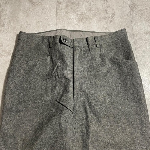90s Dior Monsieur スラックス ブラック レーヨン混【W32】 詳細写真6