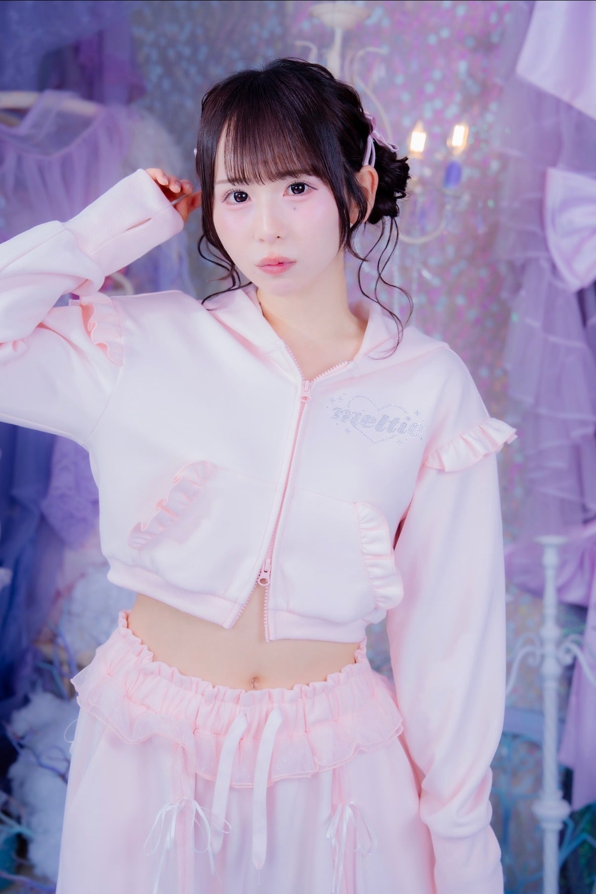 Kitten Frill Zip Hoodie【10月中旬発送】