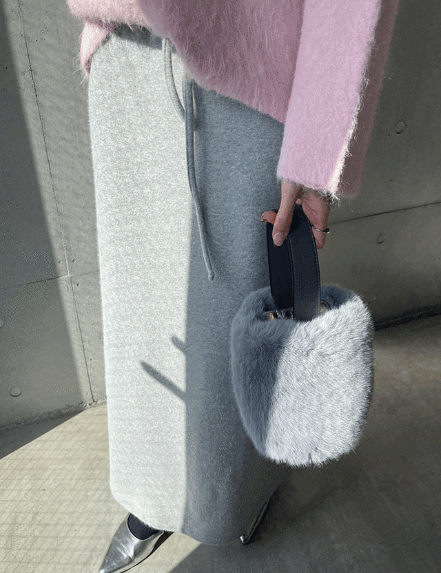 【25aw】Mohair H-line Skirt_3colors